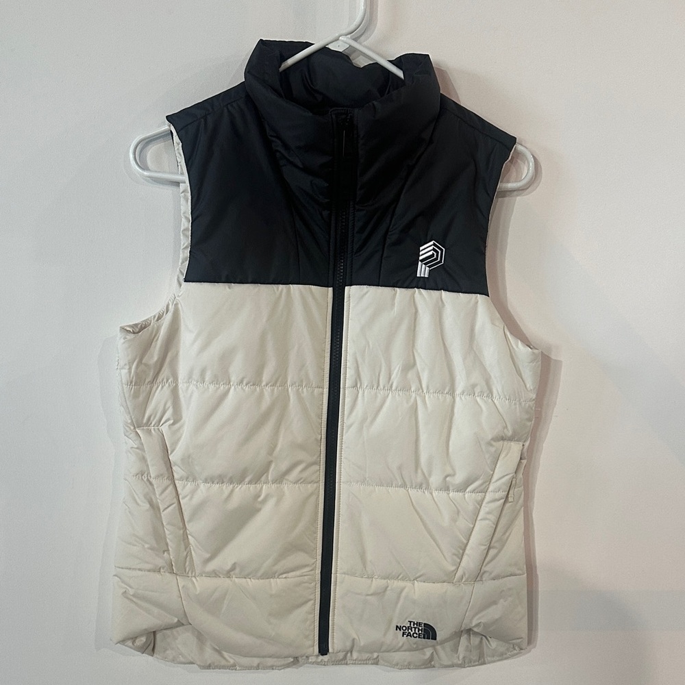 The North Face Black and White Vest